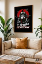 Naruto Itachi Anime Poster Duvar Tablosu, Anime Severlere Özel Hediye - Görsel 6
