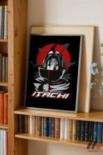 Naruto Itachi Anime Poster Duvar Tablosu, Anime Severlere Özel Hediye - Görsel 2