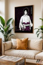 Naruto Sasuke Uchiha Poster Duvar Tablosu, Anime Severlere Özel Hediye - Görsel 6