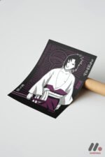 Naruto Sasuke Uchiha Poster Duvar Tablosu, Anime Severlere Özel Hediye - Görsel 7