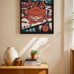 Naruto Kurbağa Çağırma Poster Duvar Tablosu, Anime Severlere Özel Hediye