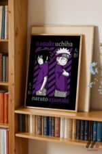 Naruto ve Sasuke Poster Duvar Tablosu, Anime Severlere Özel Hediye - Görsel 5