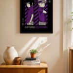 Naruto ve Sasuke Poster Duvar Tablosu, Anime Severlere Özel Hediye