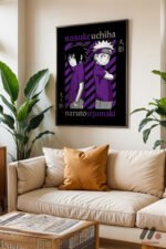 Naruto ve Sasuke Poster Duvar Tablosu, Anime Severlere Özel Hediye - Görsel 3