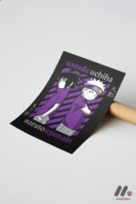 Naruto ve Sasuke Poster Duvar Tablosu, Anime Severlere Özel Hediye - Görsel 7