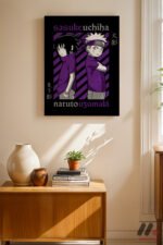 Naruto ve Sasuke Poster Duvar Tablosu, Anime Severlere Özel Hediye - Görsel 8