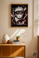 Naruto Kurama Modu Poster Duvar Tablosu, Anime Severlere Özel Hediye - Görsel 4