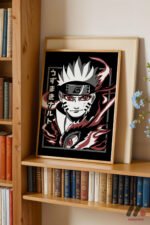 Naruto Kurama Modu Poster Duvar Tablosu, Anime Severlere Özel Hediye - Görsel 5
