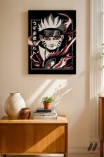 Naruto Kurama Modu Poster Duvar Tablosu, Anime Severlere Özel Hediye - Görsel 8