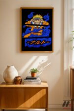 Naruto Mavi Anime Poster Duvar Tablosu, Anime Severlere Özel Hediye - Görsel 4