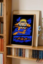 Naruto Mavi Anime Poster Duvar Tablosu, Anime Severlere Özel Hediye - Görsel 5