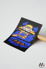 Naruto Mavi Anime Poster Duvar Tablosu, Anime Severlere Özel Hediye - Görsel 7