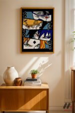 Naruto Takım Panel Poster Duvar Tablosu, Anime Severlere Özel Hediye - Görsel 4