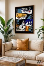 Naruto Takım Panel Poster Duvar Tablosu, Anime Severlere Özel Hediye - Görsel 6
