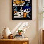Naruto Takım Panel Poster Duvar Tablosu, Anime Severlere Özel Hediye