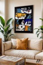 Naruto Takım Panel Poster Duvar Tablosu, Anime Severlere Özel Hediye - Görsel 3