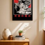 Naruto Pain Poster Duvar Tablosu, Anime Severlere Özel Hediye