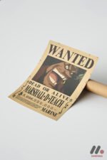 One Piece Kara Sakal Wanted Poster Duvar Tablosu, Anime Severlere Özel Hediye - Görsel 7