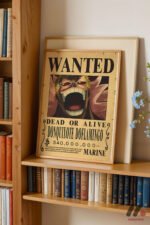 One Piece Doflamingo Wanted Poster Duvar Tablosu, Anime Severlere Özel Hediye - Görsel 5