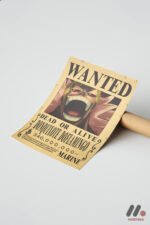 One Piece Doflamingo Wanted Poster Duvar Tablosu, Anime Severlere Özel Hediye - Görsel 7