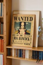 One Piece Boa Hancock Wanted Poster Duvar Tablosu, Anime Severlere Özel Hediye - Görsel 5
