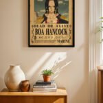 One Piece Boa Hancock Wanted Poster Duvar Tablosu, Anime Severlere Özel Hediye