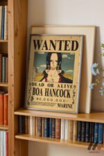 One Piece Boa Hancock Wanted Poster Duvar Tablosu, Anime Severlere Özel Hediye - Görsel 2
