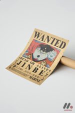 One Piece Jinbe Wanted Poster Duvar Tablosu, Anime Severlere Özel Hediye - Görsel 7