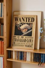 One Piece Trafalgar Law Wanted Poster Duvar Tablosu, Anime Severlere Özel Hediye - Görsel 5