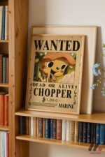 One Piece Chopper Wanted Poster Duvar Tablosu, Anime Severlere Özel Hediye - Görsel 5