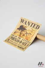 One Piece Portgas D Ace Wanted Poster Duvar Tablosu, Anime Severlere Özel Hediye - Görsel 7