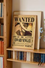 One Piece Beyaz Sakal Wanted Poster Duvar Tablosu, Anime Severlere Özel Hediye - Görsel 5