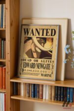 One Piece Beyaz Sakal Wanted Poster Duvar Tablosu, Anime Severlere Özel Hediye - Görsel 2