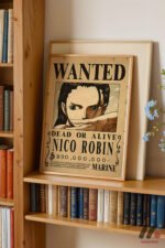 One Piece Nico Robin Wanted Poster Duvar Tablosu, Anime Severlere Özel Hediye - Görsel 5