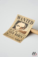 One Piece Nico Robin Wanted Poster Duvar Tablosu, Anime Severlere Özel Hediye - Görsel 7