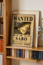 One Piece Sabo Wanted Poster Duvar Tablosu, Anime Severlere Özel Hediye - Görsel 2