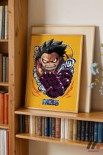 One Piece Luffy Gear 4 Poster Duvar Tablosu, Anime Severlere Özel Hediye - Görsel 5