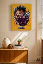 One Piece Luffy Gear 4 Poster Duvar Tablosu, Anime Severlere Özel Hediye - Görsel 8