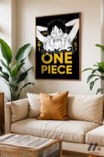 One Piece Luffy Anime Poster Duvar Tablosu, Anime Severlere Özel Hediye - Görsel 6