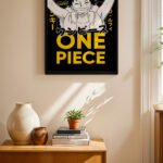 One Piece Luffy Anime Poster Duvar Tablosu, Anime Severlere Özel Hediye