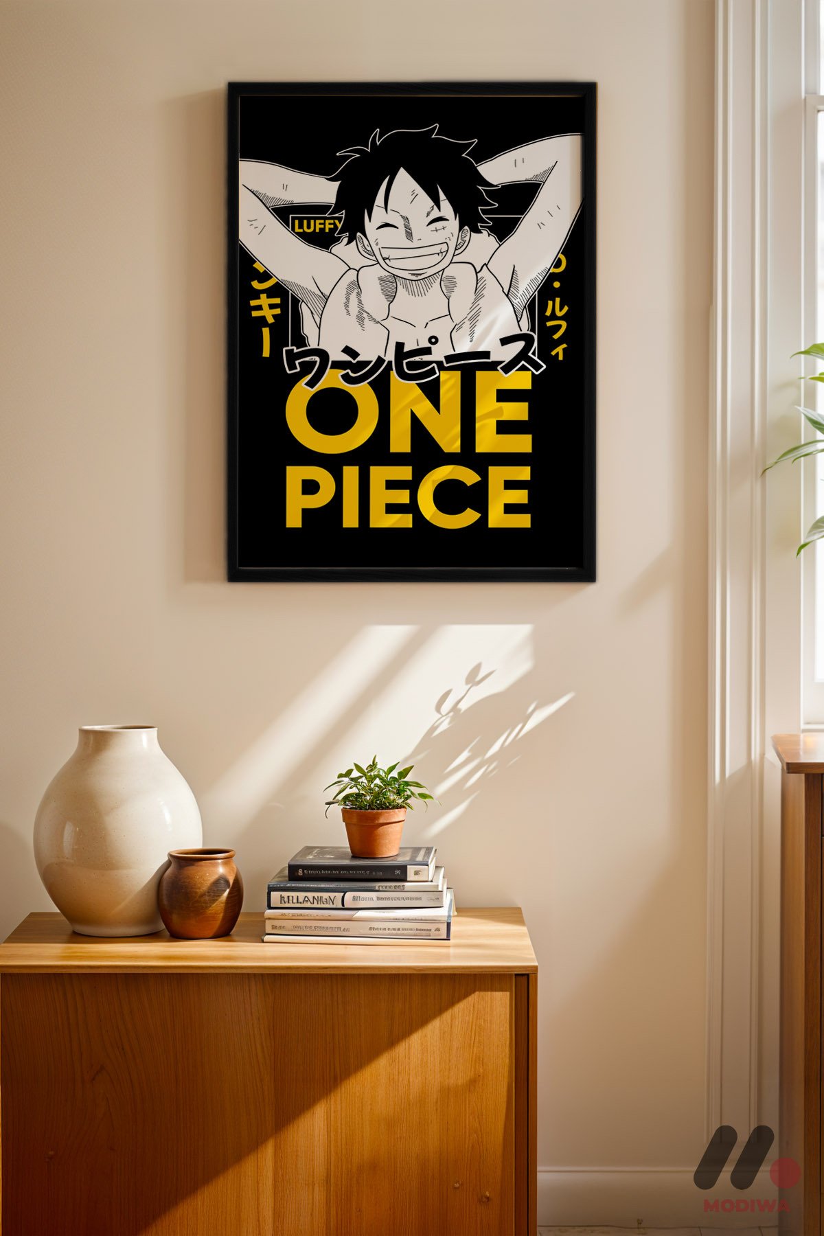 mdw-tbl-0087_ab4-3.jpg One Piece Luffy Anime Poster Duvar Tablosu, Anime Severlere Özel Hediye - Görsel 1