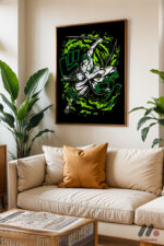 One Piece Zoro Anime Poster Duvar Tablosu, Anime Severlere Özel Hediye - Görsel 6