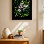 One Piece Zoro Anime Poster Duvar Tablosu, Anime Severlere Özel Hediye