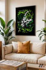 One Piece Zoro Anime Poster Duvar Tablosu, Anime Severlere Özel Hediye - Görsel 3