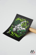 One Piece Zoro Anime Poster Duvar Tablosu, Anime Severlere Özel Hediye - Görsel 7