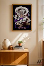 One Piece Luffy Gear 5 Poster Duvar Tablosu, Anime Severlere Özel Hediye - Görsel 4