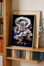 One Piece Luffy Gear 5 Poster Duvar Tablosu, Anime Severlere Özel Hediye - Görsel 2