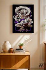 One Piece Luffy Gear 5 Poster Duvar Tablosu, Anime Severlere Özel Hediye - Görsel 8
