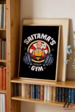 One Punch Man Saitama Gym Poster Duvar Tablosu, Anime Severlere Özel Hediye - Görsel 5