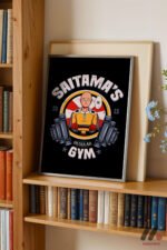 One Punch Man Saitama Gym Poster Duvar Tablosu, Anime Severlere Özel Hediye - Görsel 2